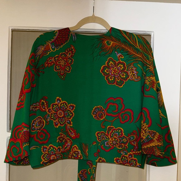 *SOLD* 1930s Wrap Top - Phoenix and Dragons - Picture 6 of 7
